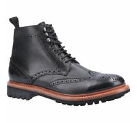 Cotswold Rissington Commando Black Mens Boots Leather