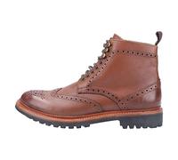 Cotswold Mens Rissington Commando Goodyear Welt Lace Up Boot - Brown Leather - Size UK 8