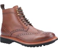 Cotswold Rissington Commando Mens Brogue Boots Leather Goodyear Welt UK 7-12