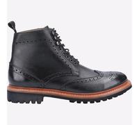 Cotswold Rissington Commando Goodyear Welt Lace Up Boot Black