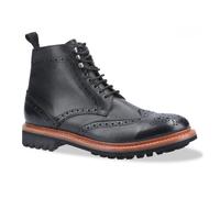 Cotswold Rissington Commando Goodyear Welt Lace Up Boot Black
