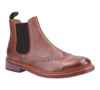 Cotswold Siddington Leather Mens Boots Size Welt Black Elasticated Goodyear