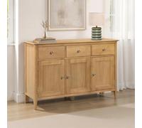 Cotswold Sideboard - 135cm - 3 Door - Medium - Oak