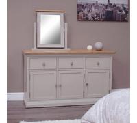 Cotswold Sideboard - 3 Door - Medium - 137cm - Oak and Painted