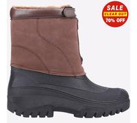 Cotswold Venture Junior Winter Fashion Casual WATERPROOF Wellington Boot Brown