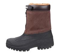 Cotswold Venture Winter Boots Waterproof Rubber Galosh Faux Fur Lined Weather