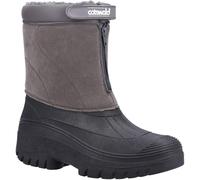 Cotswold Venture Winter Boots Waterproof Rubber Galosh Faux Fur Lined Weather