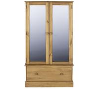 Cotswold Wardrobe - 2 Door - Combi - Pine