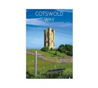 Cotswold Way National Trail Poster Canvas Poster for Living Room Decor Gift