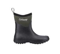 Cotswold Winfield Short Womens Wellington Boots | Slip On Shoes | Green | UK Size 6