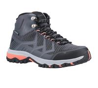 Cotswold Women’s Wynchwood Mid Walking Hiking Outdoor Boots - Grey/Coral