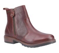 Cotswold Womens/Ladies Ashwicke Zip Leather Ankle Boot (Brown) - Size UK 4