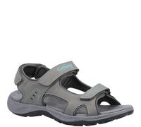 Cotswold Womens/Ladies Freshford Recycled Sandals - Grey/Turquoise - Grey/Turquoise - 6 UK