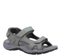 Cotswold Womens/Ladies Freshford Recycled Sandals - Grey/Turquoise - Grey/Turquoise - 7 UK