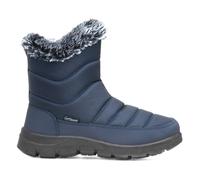 Cotswold Womens Navy Blue Boots Waterproof Winter Faux Fur Lined Side Zip SIZE