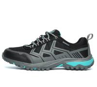 Cotswold Wychwood Low Waterproof Womens Hiking Shoes Trainers, Size 5 In Grey / Blue