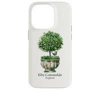 Cotswolds England Topiary Bird Romantic English Garden Art Case for iPhone 14 Pro