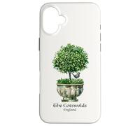 Cotswolds England Topiary Bird Romantic English Garden Art Case for iPhone 16 Plus