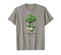 Cotswolds England Topiary Bird Romantic English Garden Art T-Shirt