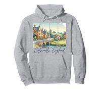 Cotswolds England Traveling Brushstroke Cotswolds Souvenir Pullover Hoodie