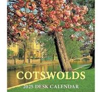 Cotswolds Mini Desktop Calendar - 2025
