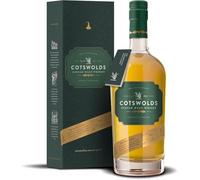 Cotswolds Peated Cask Single Malt Whisky with Gift Box | 70cl | 60.2% vol | Non-Chill Filtered | Subtle Hints of Peat Smoke | Enjoy Neat, or Shake it up in a Penicillin Cocktail