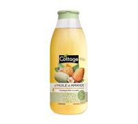 Cottage Almond Shower Oil - 560ml | 97% Natural Ingredients & Glycerin | Paraben-Free, Dermatologically Tested | Extra-Nourishing & Moisturising Cleansing Oil Body Wash for Dry & Sensitive Skin