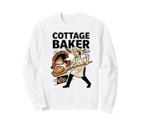 Cottage Baker Home Bread Making Quote Artisan Baking Passion Sweatshirt