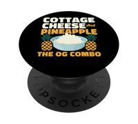 Cottage Cheese And Pineapple The OG Combo Retro Snack PopSockets Adhesive PopGrip