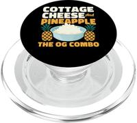 Cottage Cheese And Pineapple The OG Combo Retro Snack PopSockets PopGrip for MagSafe