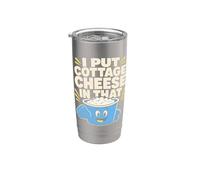 Cottage Cheese Era High Protein Snack Foodie Gift Stainless Steel Insulated Tumbler