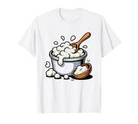 Cottage Cheese Minimalist Bowl Illustration High T-Shirt