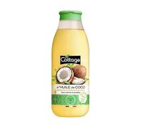 Cottage Coconut Shower Oil - 560ml | 97% Natural Ingredients & Glycerin | Paraben-Free, Dermatologically Tested | Extra-Nourishing & Moisturising Cleansing Oil Body Wash for Dry & Sensitive Skin