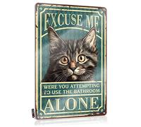 Cottage Core Decorations Decor Signs | Excuse Me Bath Wall Decor Small For Farm Living Room(20X30CM)