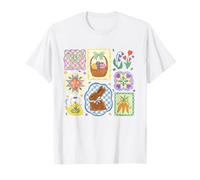 Cottage Core Easter Bunny Coquette Aesthetic Collage Cute T-Shirt