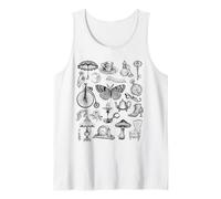 Cottage Core Victorian Dark Academia Moth Tank Top