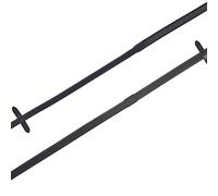 Cottage Craft Half Rubber Horse Riding Reins with Perfect Strong Rubber Grip & Soft Eco-Friendly Leather | Black, Size FULL