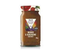 Cottage Delight Mango & Aubergine Chutney, Fruity Spicy Chutney with Mango and Aubergine, Versatile Condiment Side Dish for Cheese, Curries, Sandwiches and Rice Dishes, Great Taste Award 2024