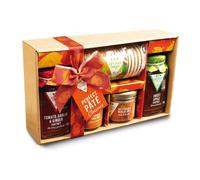 Cottage Delight Pate Hamper, Perfect Pate Classics, Tomato Garlic & Ginger Chutney 310g, Farmhouse Pork Pate 90g, Wild Boar & Merlot Pate 90g, Sweet