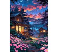 Cottage Flowers 300 Piece Jigsaw Puzzle for Adults, Creativity, Challenging and Difficult Puzzle, Brain Teaser Puzzles for Adults 300 Pieces for The Whole for Women, Men