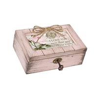 Cottage Garden Daughter Love More Blush Pink Locket Petite Music Box Plays You Are My Sunshine