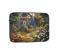 Cottage Garden Laptop Case 12 inch, TSA Laptop Sleeve Shockproof Protective Notebook Case Water Resistant Computer Carrying Cover Briefcase Handbags Men Women Computer Bag