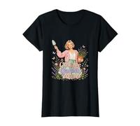Cottage Garden Mama Floral Aesthetic Illustration T-Shirt