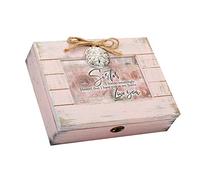 Cottage Garden Sister I Am Blessed to Have You Blush Pink Distressed Locket Music Box Plays You are My Sunshine