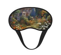 Cottage Garden Sleep Mask for Men Women Blackout Eye Masks for Sleep, Relaxing Zero Pressure Night Blindfold Soft Breathable Eye Cover for Travel, Night Work, Nap, Office