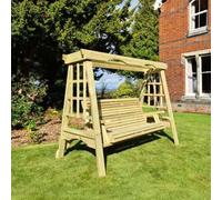Cottage Garden Swing - 3 Seater - Redwood