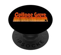 Cottage Grove, Minnesota Retro 80s Style PopSockets Adhesive PopGrip