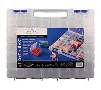 Cottage Mills DotBox® Large Set 95 pc from 94 storage boxes in a carrying case. It’s the ultimate small item storage system. Perfect for bead, jewelry, craft and small part storage.