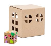 Cottage Model Kit - Handmade Paper House Creative Craft Toy Educational Building Miniature Set | Foldable Architecture Assembly Project, For Holidays