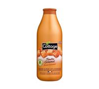 Cottage Moisturising Shower Gel & Bath Milk - 97% Natural Ingredients, pH Neutral, Dermatologically Tested, Hydrating Body Wash with Sweet Caramel Fragrance, Nourishing & Soothing for Dry Skin, 750ml